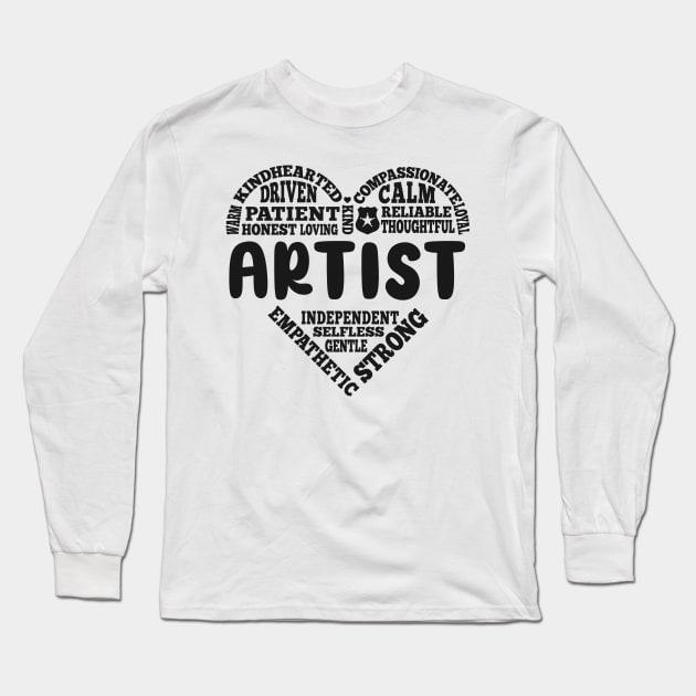 Artist love Long Sleeve T-Shirt by SerenityByAlex